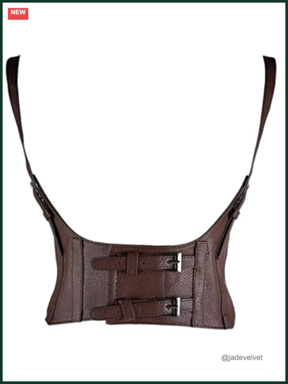 Gothic Steampunk Faux Leather Harness Belt Adjustable Corset Waist Rave Party